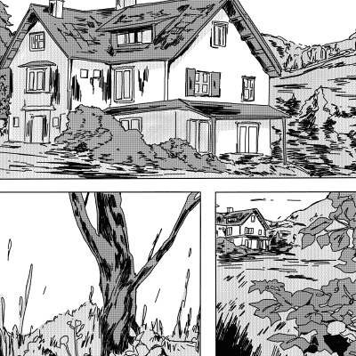 VISITORS manga page 13