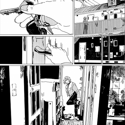 VISITORS manga page 6