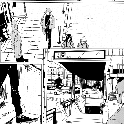 VISITORS manga page 8
